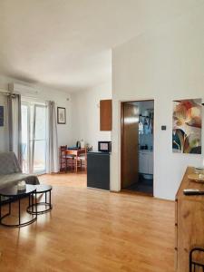 Kuchyň nebo kuchyňský kout v ubytování Kaštelina apartments