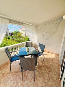 Balkón nebo terasa v ubytování Kaštelina apartments