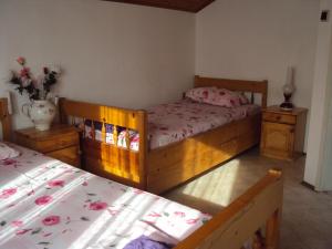 Un pat sau paturi într-o cameră la Villa Chervenka
