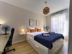 Lova arba lovos apgyvendinimo įstaigoje City Center - Magnificent Apartment - Cozy - Wifi