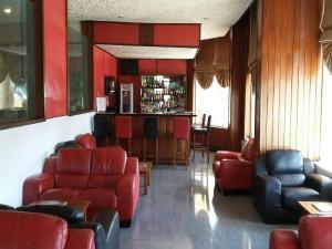 Χώρος καθιστικού στο Hotel Inter Chimoio