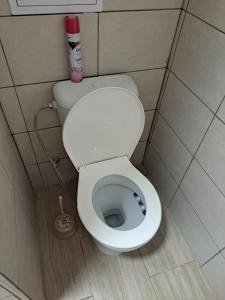 Koupelna v ubytování Byteček u Monči