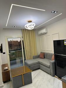 TV/trung tâm giải trí tại Two bedroom chalet - Porto golf - Al Alamein