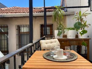 Ban công/sân hiên tại Balat Butik Hotel