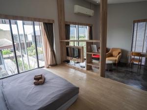 Un televizor și/sau centru de divertisment la Hyde198homeresort