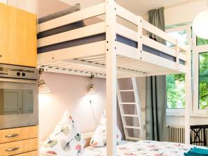 Katil atau katil-katil dalam bilik di Apartment Am Birnbaum