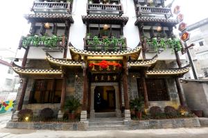 Pročelje oz. vhod v nastanitev Zhoujia Hostel