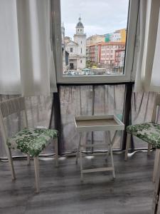 Ein Balkon oder eine Terrasse in der Unterkunft Hospedaje Botin