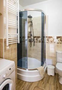 Koupelna v ubytování Domček pod Kalváriou + 29 fotografií