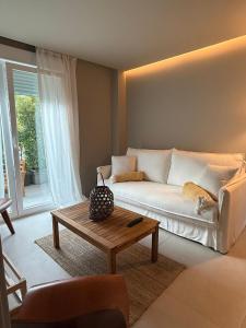 Гостиная зона в Hotel Farsund