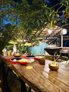 Ein Garten an der Unterkunft Moksha eco villa Ella