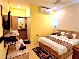 Hotel Aurelia Pearl客房内的一张或多张床位