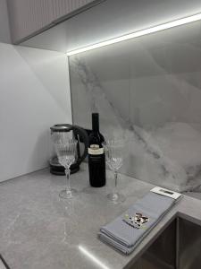 Una cocina o cocineta en Apartment in the heart of Batumi