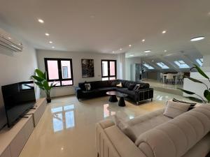 Χώρος καθιστικού στο Val Mare