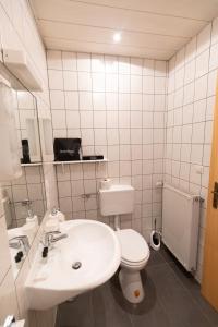 Koupelna v ubytování Hotel Dernbach