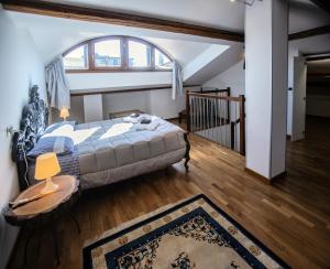 Ένα ή περισσότερα κρεβάτια σε δωμάτιο στο Residenza agli Ospedali