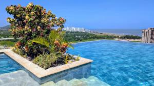 Bazén v ubytování Tu escapada a la mejor playa de Cartagena nebo v jeho okolí