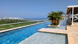 Bazén v ubytování Tu escapada a la mejor playa de Cartagena nebo v jeho okolí