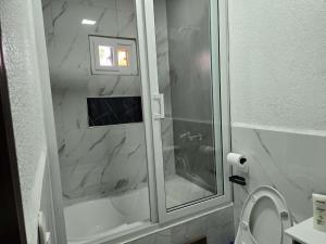 Koupelna v ubytování La villa G