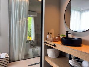 Ванная комната в Hotel Farsund