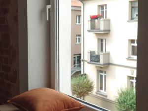 Balkón nebo terasa v ubytování KURPIAI Apartments