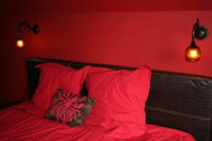 Cama ou camas em um quarto em Lumen7
