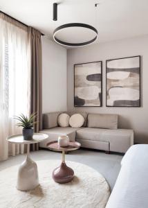 Χώρος καθιστικού στο Reve Suites Ioannina