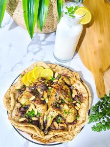 Jídlo v prázdninového domu nebo okolí