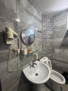 Vannituba majutusasutuses Karo Hotel