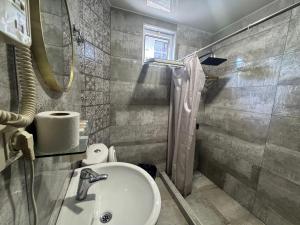 Vannituba majutusasutuses Karo Hotel