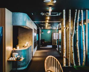 Posezení v ubytování Sounkyo Onsen Hotel Kumoi