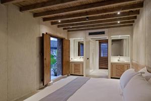 Postel nebo postele na pokoji v ubytování XY·Yun House + 37 fotografií