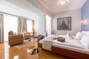Χώρος καθιστικού στο Hotel Amaris