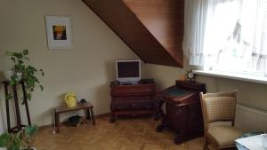 TV a/nebo společenská místnost v ubytování Saulrieti