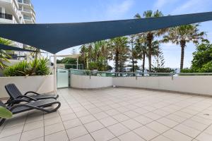 Svalir eða verönd á Malibu Apartments