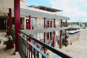 Uma varanda ou terraço em Hotel Yorio Inn