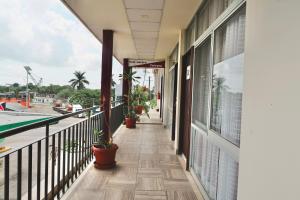 Uma varanda ou terraço em Hotel Yorio Inn