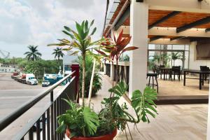 Uma varanda ou terraço em Hotel Yorio Inn