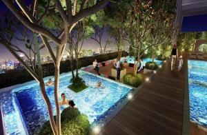 a rendering of a resort with people in a swimming pool at Nest Retreat Kuala Lumpur in Kuala Lumpur