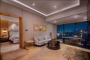 Istumisnurk majutusasutuses Hilton Wuhan Yangtze Riverside