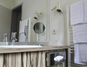 Koupelna v ubytování Hotel Tannhäuser
