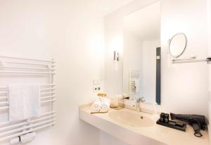 Koupelna v ubytování Hotel Novum