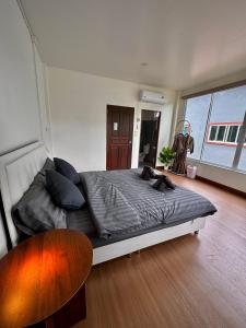 Postelja oz. postelje v sobi nastanitve khaosok Center Hostel