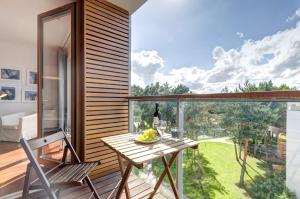 Balkón alebo terasa v ubytovaní Dom & House - Apartamenty Nadmorski Dwór