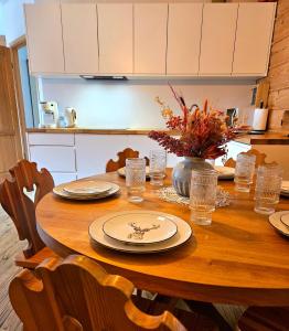 Η κουζίνα ή μικρή κουζίνα στο Apartament Giewont z widokiem na góry - Split AC, Private Terrace, Private Parking