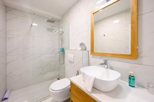 Koupelna v ubytování Boutique rooms Kican
