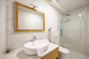 Koupelna v ubytování Boutique rooms Kican