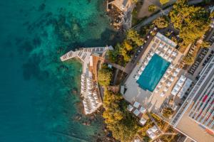 an aerial view of a resort with a swimming pool at Hotel Ambasador - Liburnia in Opatija