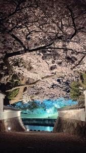 Piscina de la sau aproape de 民泊宿i s e s h i m a伊勢内宮前202猿田彦神社1分