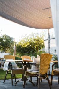 Posezení v ubytování Lieblingsplatz Parey - Ferienhaus Deluxe